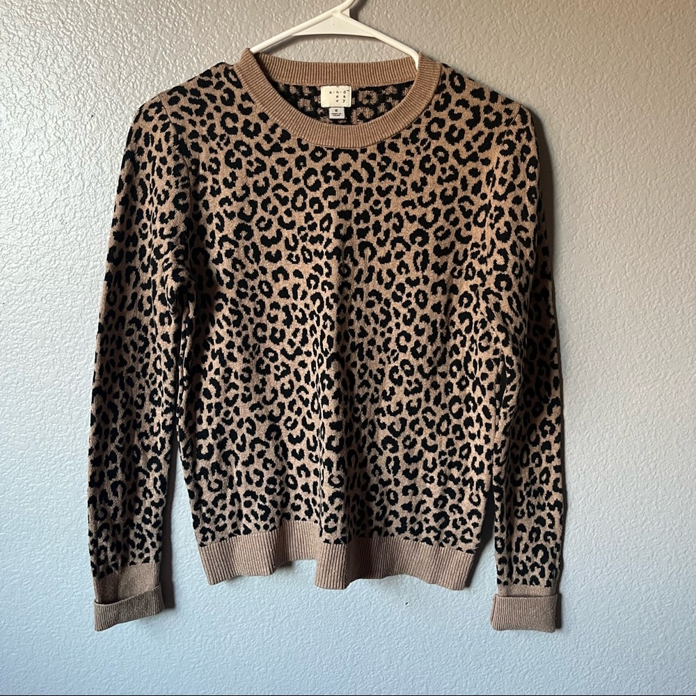 Cheetah Print Sweater